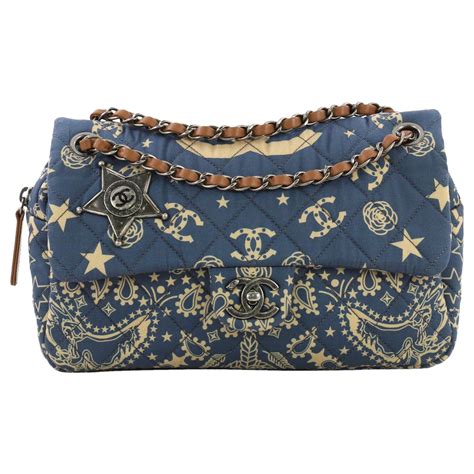 chanel paris-dallas bandana bag|Chanel bandana handbags.